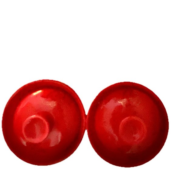 Chinese Gaiwan Red Gold Cup Saucer Bowl Lid Kung Fu Tea Set for 2 EUC - Picture 15 of 16